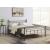 Canon Metal Slatted Headboard Platform Bed, Full Size