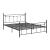 Canon Metal Slatted Headboard Platform Bed, Full Size