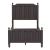 Cottage View Melamine/Wood Panel Headboard & Footboard, Twin Size