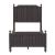 Cottage View White Melamine Bed | Scratch-Resistant Finish