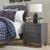 Cottage View Melamine/Wood 2-Drawer Night Stand