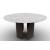Twins Metal/Ceramic Round Dining Table