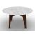 Abrey Wood/Ceramic Round Dining Table