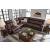 Punch Up 5-Piece Polyester/PU Power Reclining Sectional Sofa