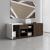 Mito Office Managerial Cabinet w/Lockable Drawer, Sliding Door & Matt Finish Extension