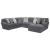 SM Mammoth Fabric U-Shaped Sectional Sofa