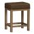 Sun Valley Tweed Fabric Console Stools, Set of 3