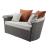 Glynn Patio Sofa & Ottoman
