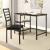 Madigan Vinyl/Metal Writing Desk w/Chair