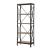 Penpoint Wood Veneer/Metal Bookcase