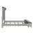 Ivy Hollow Linen/Wood California King Size Mantle Storage Platform Bed