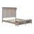 Ivy Hollow Linen/Wood King Size Mantle Storage Platform Bed