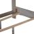 Ivy Hollow Linen/Wood King Size Mantle Storage Platform Bed