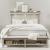 Ivy Hollow Storage Platform Bed | Weathered Linen Farmhouse