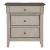 Ivy Hollow Wood 3-Drawer Night Stand w/Charging Station