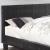Wallen Crocodile Leatherette/Wood Platform Bed, Full Size