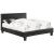 Wallen Crocodile Leatherette/Wood Platform Bed, Full Size