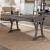 Stone Brook Rectangular Concrete/Wood 3-Drawer Laptop Desk