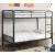 Clement Metal Bunk Bed, Twin Size
