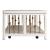 Dockside Rectangular Wood Cocktail Table w/Casters