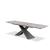 Century Ceramic Double Extension Dining Table