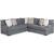 Gunner Fabric 2-Piece Sectional Sofa