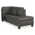 Valderno L-Shaped Leather 2-Piece Sectional with RAF Chaise
