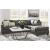 Valderno L-Shaped Leather 2-Piece Sectional with RAF Chaise
