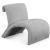 Mulberry Boucle Fabric Accent Chair