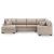 Newellen Fabric 3-Piece Sectional Sofa w/Left Chaise
