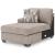 Newellen Fabric 3-Piece Sectional Sofa w/Left Chaise