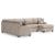 Newellen Fabric 3-Piece Sectional Sofa w/Right Chaise