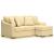 Lango Fabric L-Shaped Sectional Sofa w/Right Arm Chaise Facing