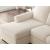 Lango Fabric L-Shaped Sectional Sofa w/Right Arm Chaise Facing