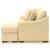 Lango Fabric L-Shaped Sectional Sofa w/Right Hand Chaise Facing & Queen Size Sleeper