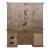 Amelia Wood 6-Drawer 2-Door Jr Executive Credenza Set