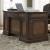Amelia Rectangular Wood 9-Drawer Jr Executive Desk
