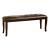 Woodside Leatherette/Wood Dining Bench