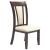 Brent Wood/Faux Marble Dining Set
