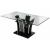Glenview Glass/Lacquer/Wood Dining Table