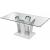 Glenview Glass/Lacquer/Wood Dining Set