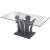 Glenview Glass/Lacquer/Wood Dining Table
