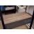Ballarat Metal Triple Bunk Bed w/Desk, Twin Size
