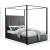 Jax Velvet Canopy Bed