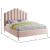Lily Velvet King Size Bed