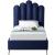 Lily Velvet Twin Size Bed