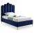 Lily Velvet Twin Size Bed