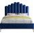 Lily Velvet King Size Bed