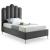 Lily Velvet Twin Size Bed