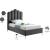 Lily Velvet Twin Size Bed